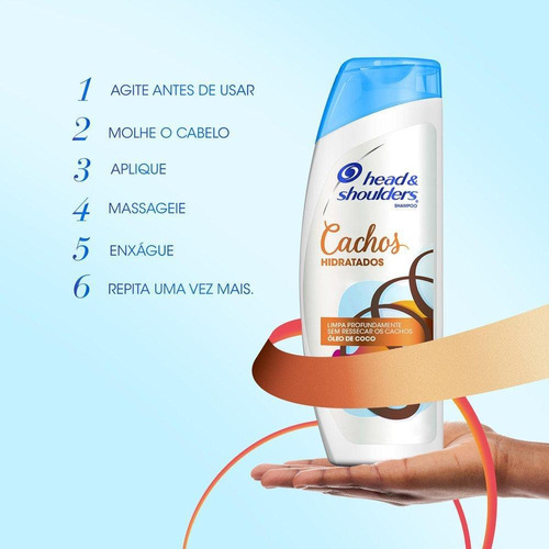 Shampoo Head & Shoulders Cachos Hidratados 200ml