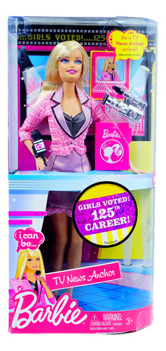 Barbie Tv News Anchor 125th Career 2010 Edition