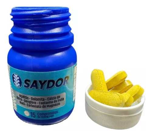Kit 48 Frascos Saydor 100% Natural - 15 Cápsulas Cada Sem Sabor