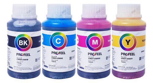 Tinta 4x250ml Inktec C9020 C9021 Pixma G3010 G3100 G3110