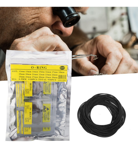 950 Unids Junta Tórica Impermeable Sello De Goma Reloj Cubi