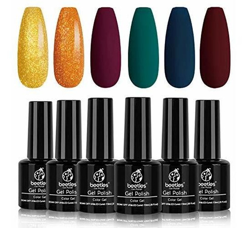 Beetles - Juego De Esmaltes De Uñas De Gel Cornucopia Collec