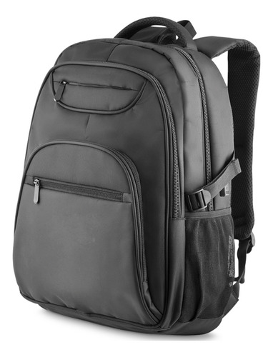 Mochila Com Alça Reforçada Para Notebook Na Cor Preta