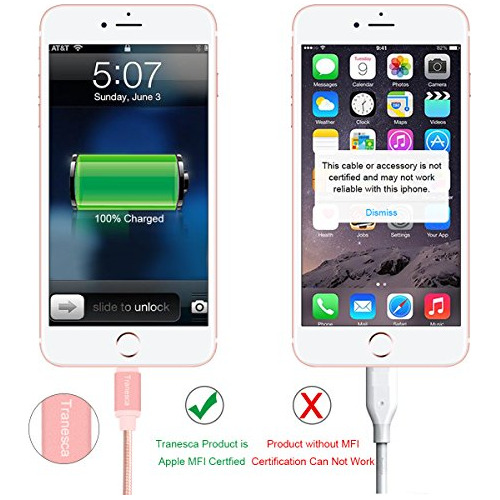 Charge Cable For Tranesca iPhone X iPhone 8 iPhone 7/7 Plus