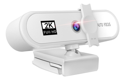 1080p 4 2k K De Usb, Web Cam Autofocus Com Tripé 2k Branco