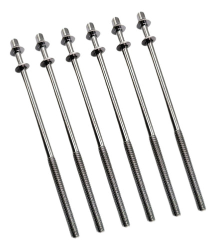 6x Varillas De Tensión De Tambor Tornillos De M5x110mm