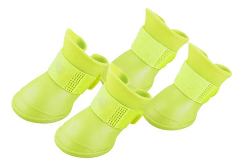 Bota De Silicona Para Perros, Impermeables, Antideslizantes,