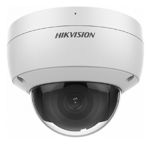 Camara Domo Ip Hikvision 4mp Acusense Con Micrfono Ik10