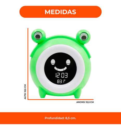 Despertador Con Diseño De Mascota 6 Tonos De Alarma