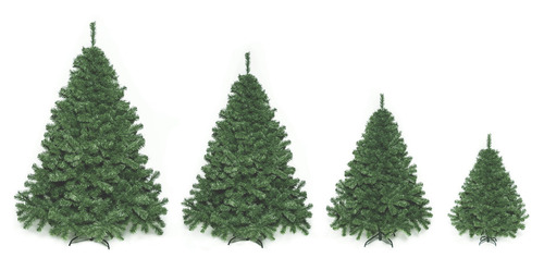 Arbol De Navidad Montañes Deluxe 1,50mts Base Metalica Color Verde