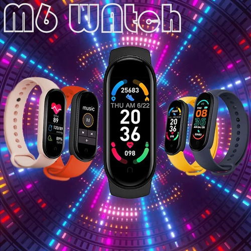 Imagen 9 de 9 de Mi Band M6 Pulsera Smart Reloj Inteligente Fitness Tracker