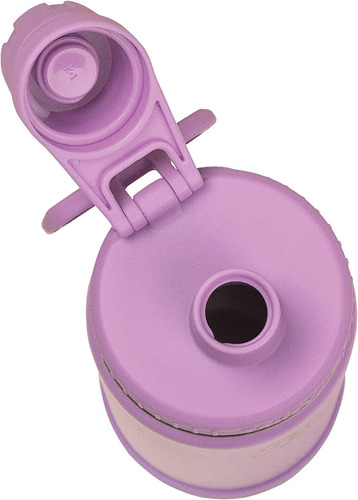 Botella De Agua De Acero Inoxidable Aislada Actives Con...