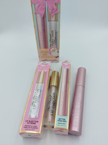 Too Faced Rimel Y Lip Injection Kit 2 Pzas Original Oferta
