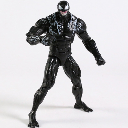 Imagen 4 de 6 de Figura De Acción Venom Revoltech Spider Man Juguetes Colecci