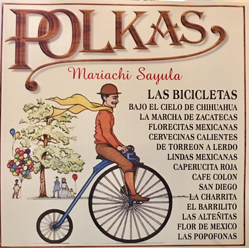 Cd Polkas Mariachi Sayula Las Bicicletas - Bajo El Cielo