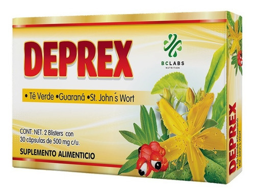 Suplemento Drepex, Coadyuvante Para Ansiedad Y Depresión. Sabor Sin sabor