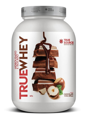 True Whey Protein Sabor Chocolate Com Avelã 837g True Source