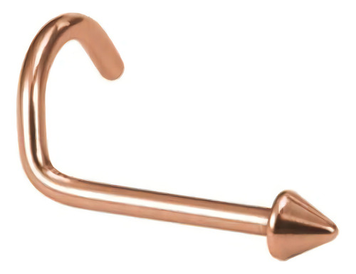 Piercing nasal de acero quirúrgico con forma de punta nasal, modelos de colores