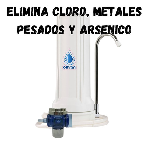 Purificador De Agua Elimina Cloro, Met.pesados Y Arsenico 