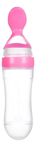 Biberon Con Cuchara En Silicona Para Bebes