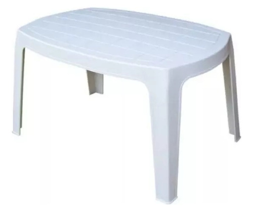 Mesa Ratona Auxiliar Monoblock Mascardi Blanca 77x50cm