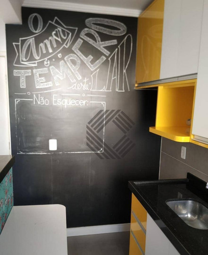 Apartamento Com 2 Dormitórios À Venda, 44 M² Por R$ 180.000,00 - Condomínio Parque Sicília - Votorantim/sp - Ap9082