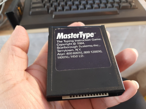 Master Type Para Computadoras Atari,xe,600,800,etc,original (Usado)