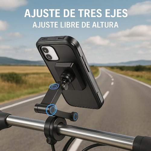 Base Celular Soporte Para Moto Bicicleta Impermeable Asas