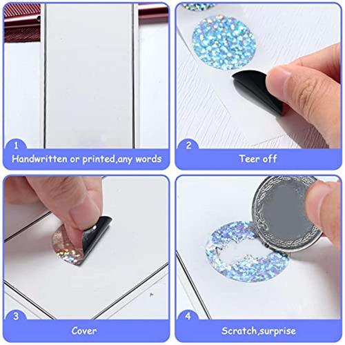2 Adesivos Para Raspadinhas Decalques Decorativos Lacres De