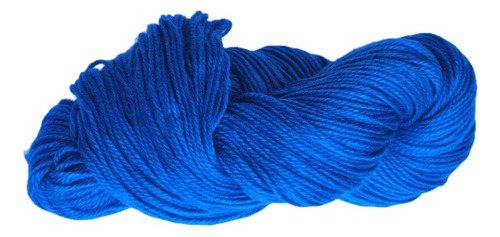 Lana Shetland Semigorda 900gr (6 Madejas De 150gr) Azul