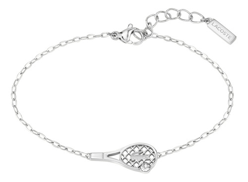 Pulsera Lacoste Winna Mujer Acero Inoxidable 2040037 Plateado