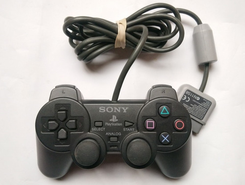 Control Original Dualshock Negro Playstation 1 Ps1 (Usado)
