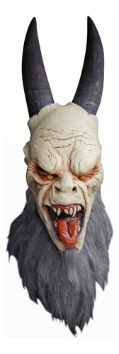 Máscara Krampus Demonio Halloween Terror Disfraz Color Nude