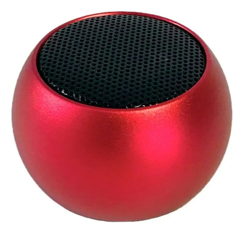 Mini Caixinha De Som Bolinha Colorida Bluetooth Colorida Cor Vermelho 110v/220v