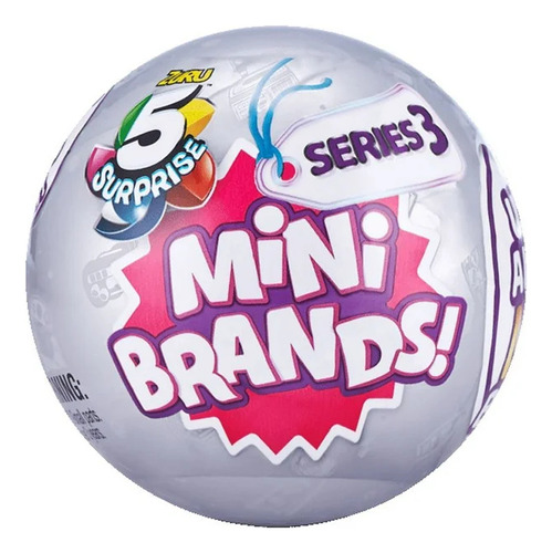 Mini Brands Serie 3 Zuru Sorpresas Esfera 5 Mini Sorpresas