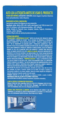 Laminitas Insecticidas Raid 1g Azul 24 Piezas