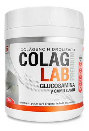 500g Colágeno Hidrolizado Glucosamina / Calcio Magnesio Zinc