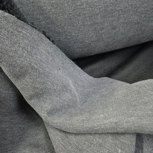 Tela Por Metro Darlon Vintage Con Corderito 1.55m De Ancho Gris Oscuro