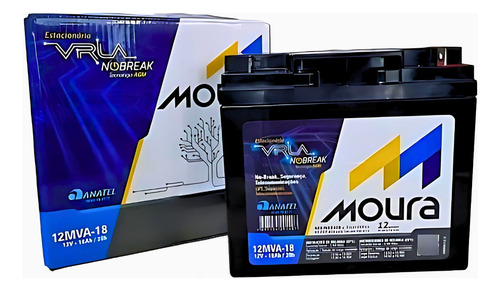 Kit 2 Bateria 12v 18ah Nobreak Smart-ups 2200 - Rbc55