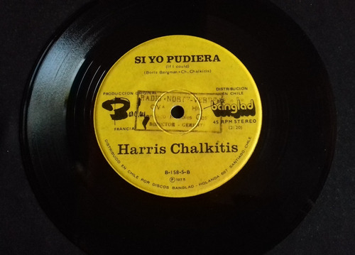 Single Harris Chalkitis - Si Yo Pudiera