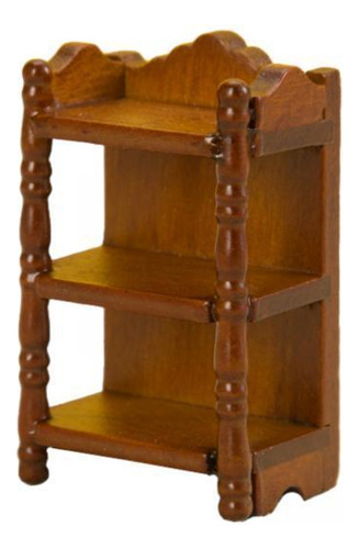 5 Estante De Almacenamiento De Madera En Miniatura Para Casa
