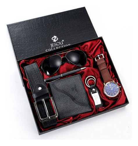 Set Combinado De Relojes De Regalo Para Hombre, 6 Piezas