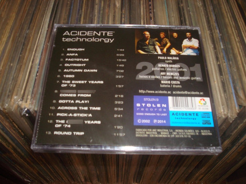 Cd Acidente Technolorgy - Novo Lacrado (Usado)