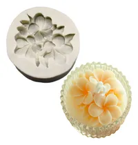 Comprar Molde Silicona Bouquet Flores Para Velas Chocolate Porcelana Color Transparente