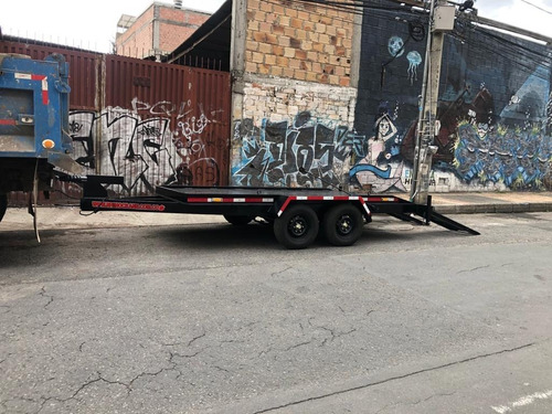 Trailer O Remolque Tipo Cama Baja Para Transporte De Maquina