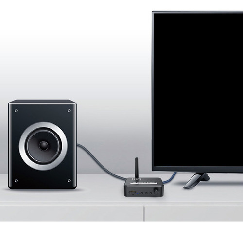 Receptor Transmisor Bluetooth 5.1 Entrada Aux / Óptica /