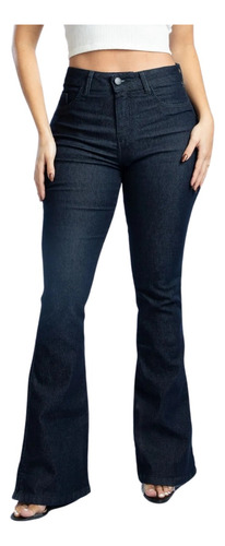 Calça Flare Feminina Jeans Biotipo Cintura Media Premium 