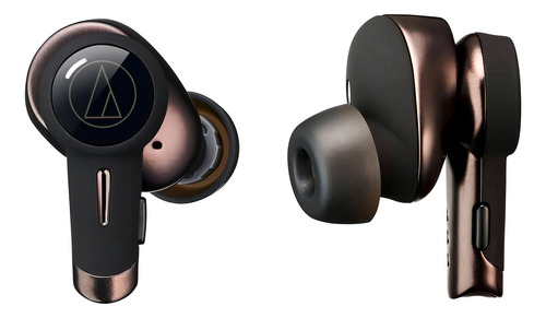 Fones de ouvido intra-auriculares sem fio Audio-Technica ATH-TWx9, cor preta