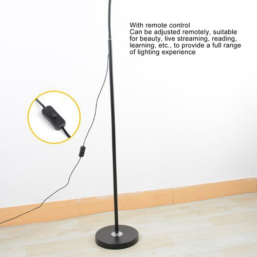 Lámpara Led De Piso De Hierro Ajustable