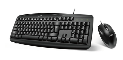 Imagen 2 de 4 de Combo Teclado Y Mouse Genius Smart Km 200 Usb Negro